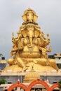 Hindu god Ganesh at Panchamukhi Ganesha Temple near Bangalore, India