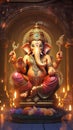 ganesha vigneshwara vinayaka lord gileter effect