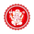 Hindu God Ganesha. Royalty Free Stock Photo