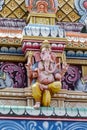 Hindu God Ganesha statue in temple, island Mauritius, close up Royalty Free Stock Photo