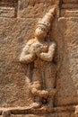 Hindu god Hanuman in Achyutaraya Temple. Hampi, Karnataka, India