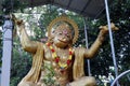 Hindu God Hanuman statue at Gupta Vrindavan in Puri, Odisha, India. Royalty Free Stock Photo