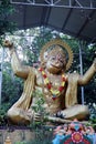 Hindu God Hanuman statue at Gupta Vrindavan in Puri, Odisha, India. Royalty Free Stock Photo
