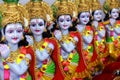 The Hindu God, Lord Krishna Idol for sale in Market in Pune, Maharashtra, India Royalty Free Stock Photo