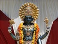 Hindu god lord vishnu statue