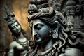 Hindu god Shiva lord representation. Hinduism religion concept. Ai generated