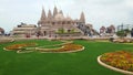 Hindu god temple with flower& grass designs