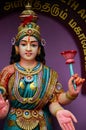 Hindu Goddess deity of wealth fortune and prosperity Lakshmi