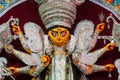 Hindu Goddess Durga close up