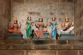 Hindu goddesses Parvati, Lashmi