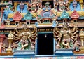 Hindu gods mystical statues Royalty Free Stock Photo