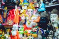 Hindu gods statues displayed in the market shop Royalty Free Stock Photo
