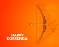 Hindu happy dussehra festival card design background