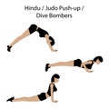 Hindu judo push up dive bombers exercise