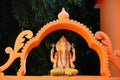 Hindu Lord Ganesha image on temple Royalty Free Stock Photo