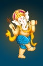 Hindu Lord Ganesha texture wallpaper background Royalty Free Stock Photo