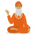 Hindu monk Royalty Free Stock Photo