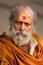 Hindu Monk at Varanasi Royalty Free Stock Photo