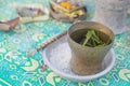 Hinduism - offerings and gifts to god in the temple Royalty Free Stock Photo