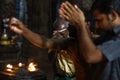 Hindu Pilgrims at Meenakshi Amman Temple