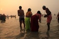 Hindu pilgrims take holy dip in Ganges