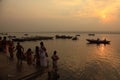 Hindu pilgrims take holy dip in Ganges