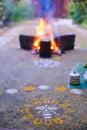 Hindu pongal celebration Royalty Free Stock Photo