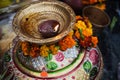 hindu pooja kalash images HD Royalty Free Stock Photo