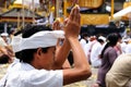 Hindu during the prayer in Bali isand, Indonesia