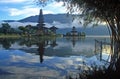 Hindu Pura at Bedugul Bali Royalty Free Stock Photo