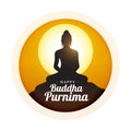 hindu religious buddha purnima or vesak day background