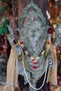 Hindu sacred elephant statues Ganesha, god of Hindu people worshiped Ganesh Festival Concept