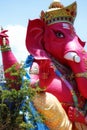 Hindu sacred elephant statues Ganesha, god of Hindu people worshiped Ganesh Festival Concept