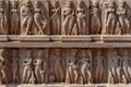 Hindu sculpture at the Mahavira Temple - Osian - India Royalty Free Stock Photo