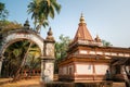 Hindu Shree Morjai Temple at Morjim, Goa, India