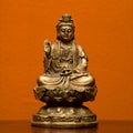 Hindu statue. Royalty Free Stock Photo