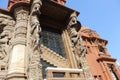 Hindu statue of snakes, Baron Empain Palace, Cairo, Egypt Royalty Free Stock Photo