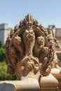 Hindu statue of snakes, Terrace of the historical palace of Baron Empain, Cairo, Egypt Royalty Free Stock Photo