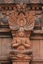 Hindu statue at temple in Hampi, India