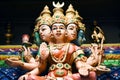 Hindu Statues at Batu Caves Kuala Lumpur Malaysia.