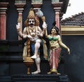 Hindu statues in Sri Lanka Royalty Free Stock Photo