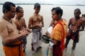 Hindu Tarpan rituals Royalty Free Stock Photo