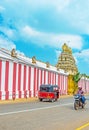 The Hindu Temple along the road