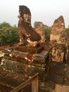 Hindu temple . Archeological ruins. Pre Rup, Angkor Wat, Cambodia