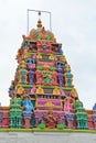 Hindu temple, colourful