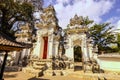 Hindu temple complex with many statues and prayer, Nusa Penida of, Indonesia Royalty Free Stock Photo