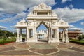 Hindu temple entrance near Chicago, Illinois Royalty Free Stock Photo