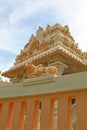 Hindu Temple Gleaming in the Sun