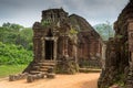 Hindu Temple at My Son, Vietnam built during Champa Kingdom Royalty Free Stock Photo