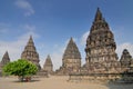 Hindu temple Prambanan. Indonesia, Java, Yogyakarta Royalty Free Stock Photo